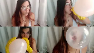 Bubblegum Rubber gloves and balloons - Bunny Looner