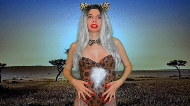 The sexy leopard wants to bite you