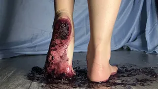 Blackberry Foot Crushing