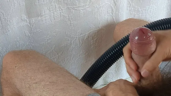 Vacuum Lover Boy - Young buy orgasm in less than one minute