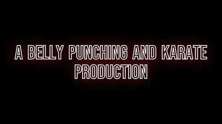 Belly punching and karate