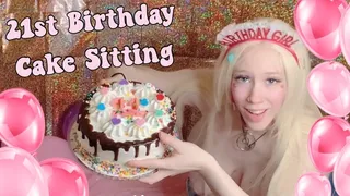 Birthday Party Cake Sitting