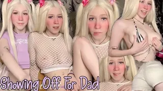 Showing Off For Step-Dad