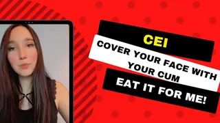 Cover your face with your cum