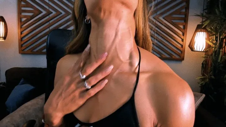 Extreme Neck Veins for my Neck Fetish Lovers