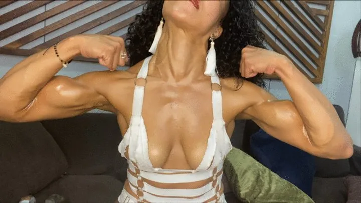 Brenda Biceps Flexing Video 10