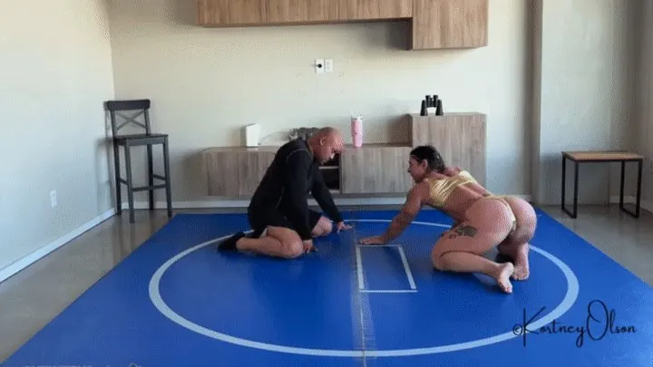 Kortney Olson vs Kris - Competitive Wrestling II