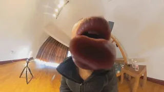 6K XINGGAN VORE licking the lens -360VR