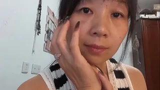 Asian Sexy Model Black Hand Lover
