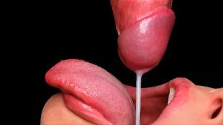 CLOSE UP: Best Milking BLOWJOB in your LIFE, All Cum in Mouth, Sloppy Sucking Dick ASMR