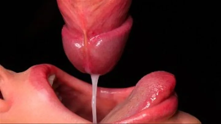 CLOSE UP: BEST Milking Mouth for your DICK! Sucking Cock ASMR, Tongue and Lips BLOWJOB