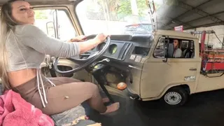 Old Van Vw - Kombi - Barefeet*