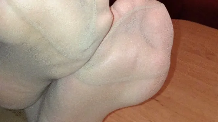 Nylon soles on the table