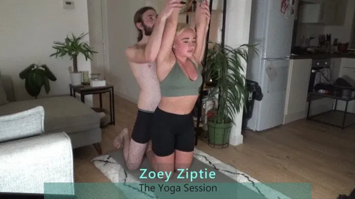 Zoey Ziptie - Private yoga session POV Throat fucking