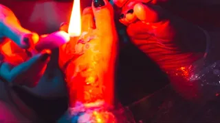 Wax Play With Feet