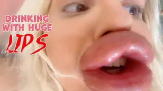 Vienna Wuerstel - Drinking with massive Lips