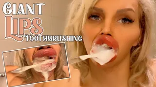 Vienna Wuerstel - Toothbrushing my Giant Lips