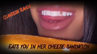 GIANTESS RAVEN EATS YOU IN HER CHEESE SANDWICH