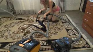 Vacuuming a lot of tights