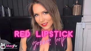 Red lipstick gooner loop