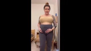 BBW mentos & coke belly bloating with measurement