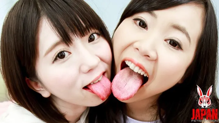 Behind the Scene! It's My First Time Interacting with a Girl and I'm Nervous! Lesbian Kisses with Mio Shinozaki and Karin Yanagawa