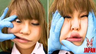 Submissive Face Play with Kaede Futaba, Classroom Distortions