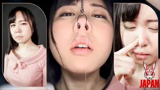 Ena Yuzuriha's Extreme Nose Presentation