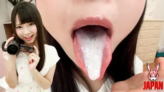 Airi's Irresistible Tongue Dance in the Mouth
