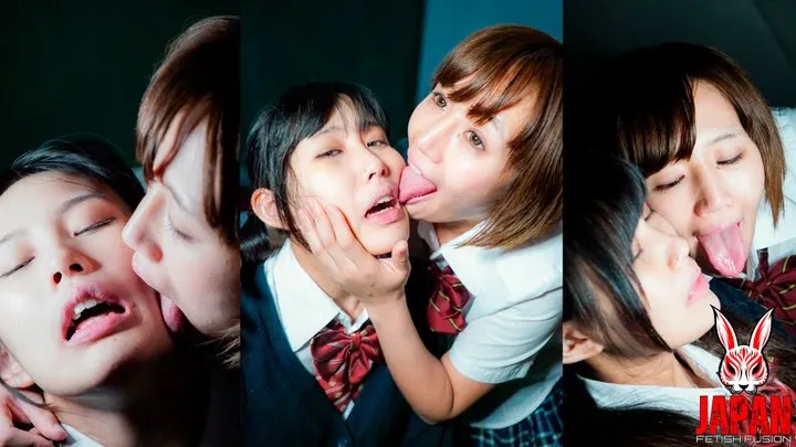 Tongue Thrust: An Intimate Encounter of Innocent schoolgirls with Konoha Kasukabe and Kotomi Shinozaki