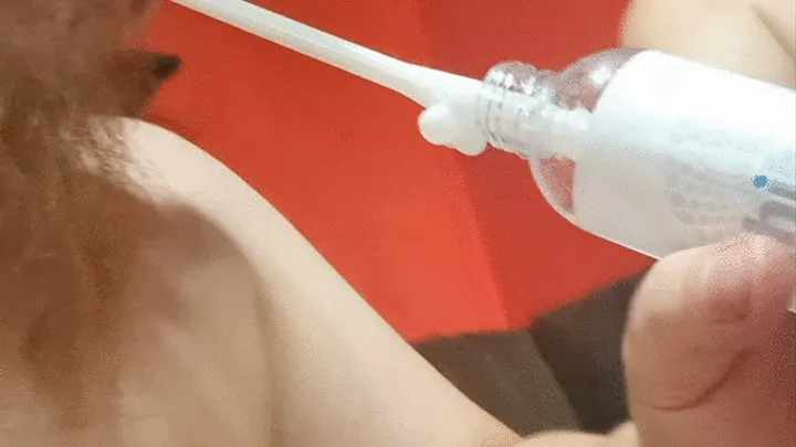 Playing With Her Cervix With A Penis Straw While Dilated With A Speculum