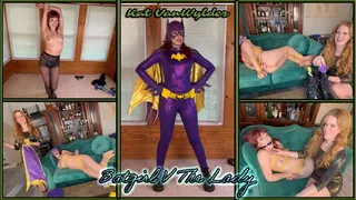 Batgirl Captured! Kat VanWylder Rope Bondage Nude Struggle!