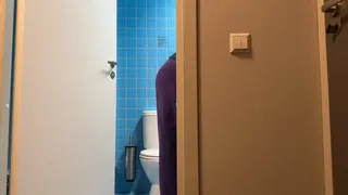 Spying on step-mom in toilet compilation