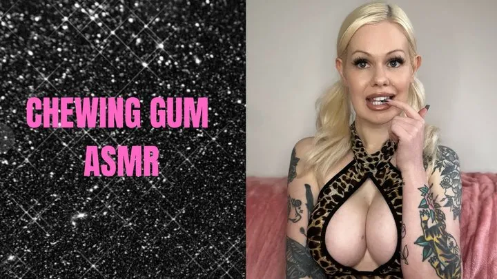 Chewing Gum Up Close ASMR