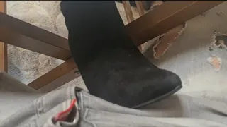 making my boyfriend cum in his jeans