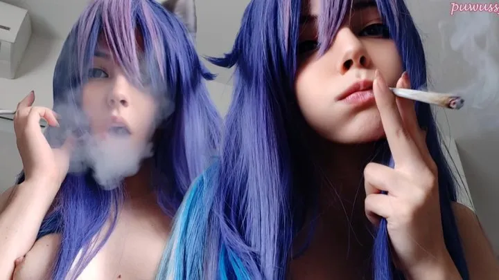 Succubus Egirl Smoking for you