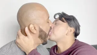 FANTASTIC AND DELICIOUS INTERRACIAL KISSES - BY KOBAYASHI AND JAMAL SANGENT - CLIP 6