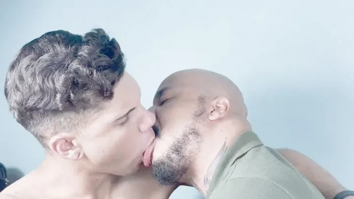 NEW 1 HOUR KISSING MARATHON JAMAL KISSING 19 YEAR OLD BOY - BY JAMAL SANGENT AND WALLIF TURNER - CLIP 5