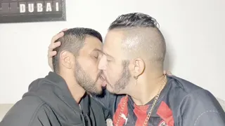 TWO MALES KISSING PASSIONATELY - BY BILLY THOMPSON AND MARIO SOARES - FULL CLIP