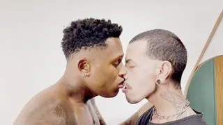 DELICIOUS INTERRACIAL KISS - BY ANDREW DIOP AND DONOVAN BELL - CLIP 2