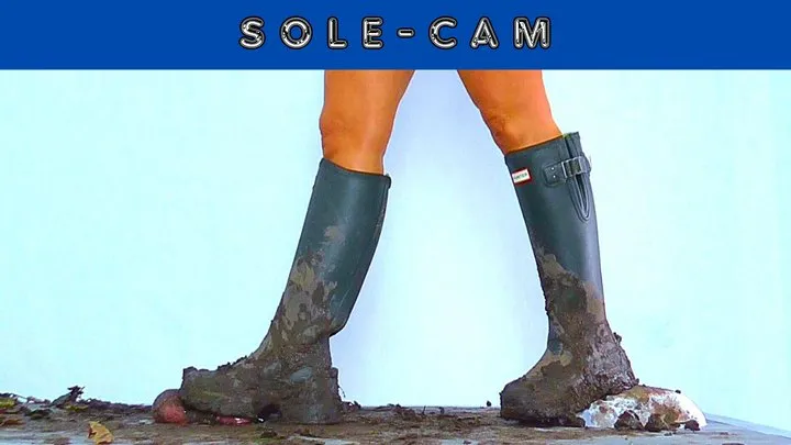 Stomping His Cock & Balls Under My Muddy Boots - Sole Cam - AmbersCBT - 86SC