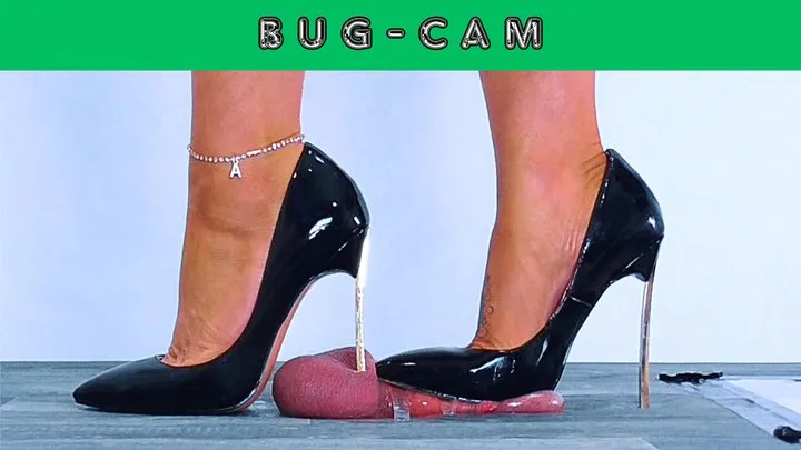 Pierced & Drained Under My Italian Stiletto Heels - Bug Cam - AmbersCBT - 87B