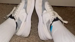 Sweaty Gym Shoe Removal with White Frenchies