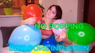 My first looner video! Balloons inflation [NO POPPING]