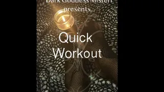 Quick Workout Foot Worship