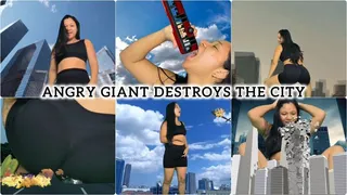 angry giant destroys his friend for making laugh