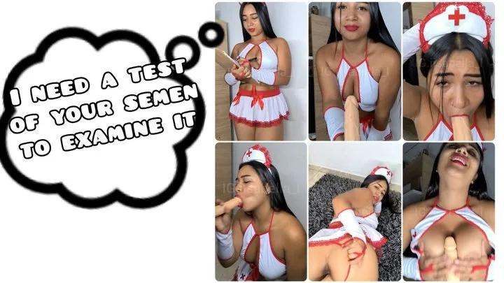 give a sample of your semen to the nurse for examination