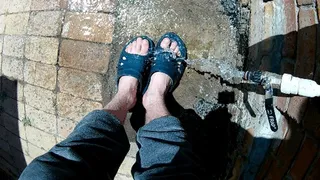 Dirty men's feet 01 DF