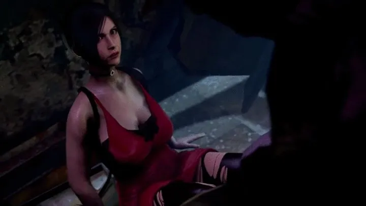 Ada Wong is gangbanged by zombie tentacles