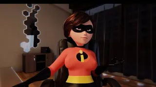 Incredibles Helen Parr rims her own asshole while getting fucked in pov